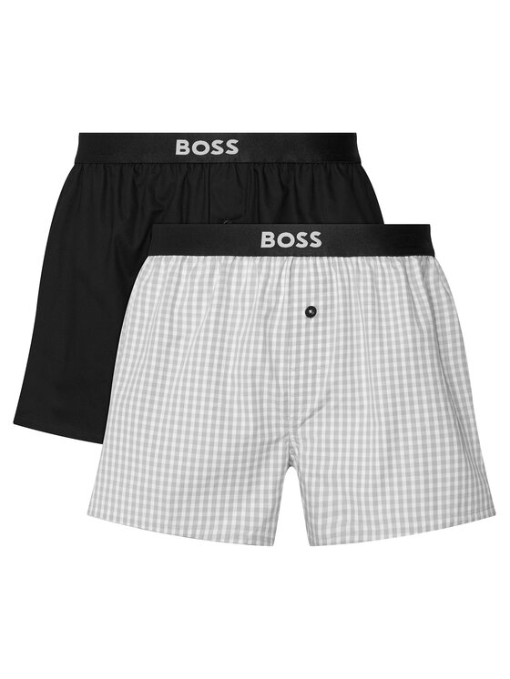 BOSS BOSS Bokserių komplektas 50535781 Pilka