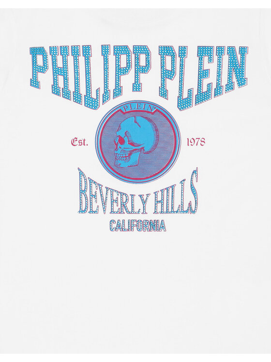 PHILIPP PLEIN PHILIPP PLEIN T-shirt 27791 Bianco Regular Fit