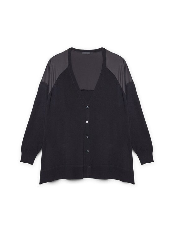 Fiorella Rubino Fiorella Rubino Cardigan M716L008097N033 Nero A-Line Fit