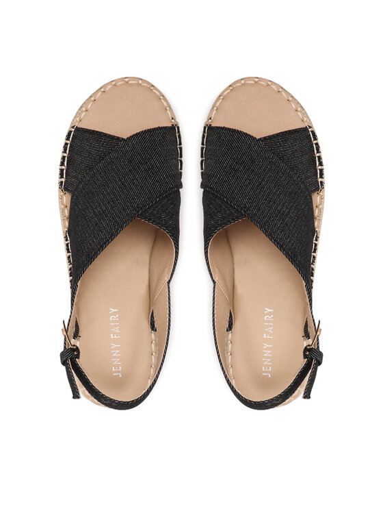 Jenny Fairy Jenny Fairy Espadrilles WSS990-201 Fekete