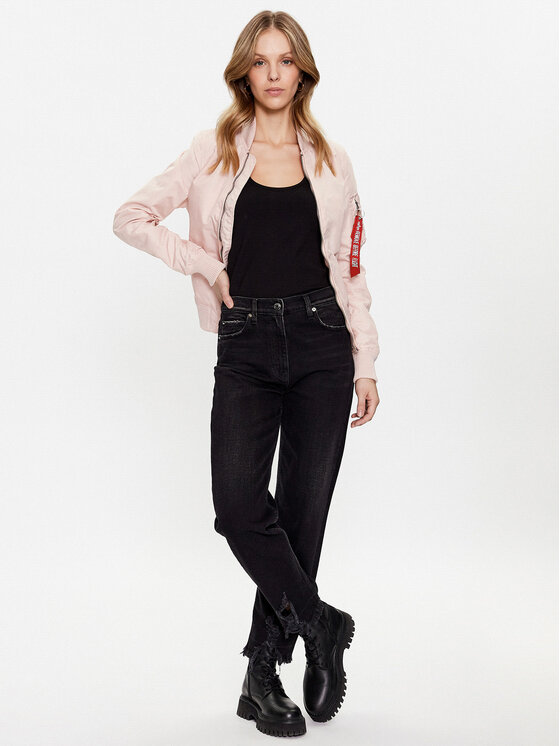 Alpha Industries Alpha Industries Μπόμπερ μπουφάν MA-1 141041 Ροζ Regular Fit