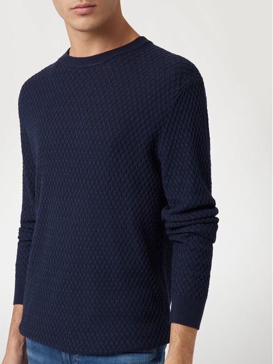 Guess Guess Maglione 166643 Blu Classic Fit