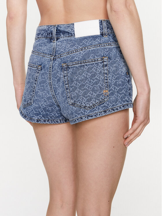 PINKO Pinko Jeans kratke hlače Andatura 100812 A0Q0 Modra Regular Fit