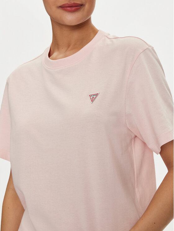 Guess Jeans Guess Jeans T-Shirt W4YI05 K8HM0 Růžová Regular Fit