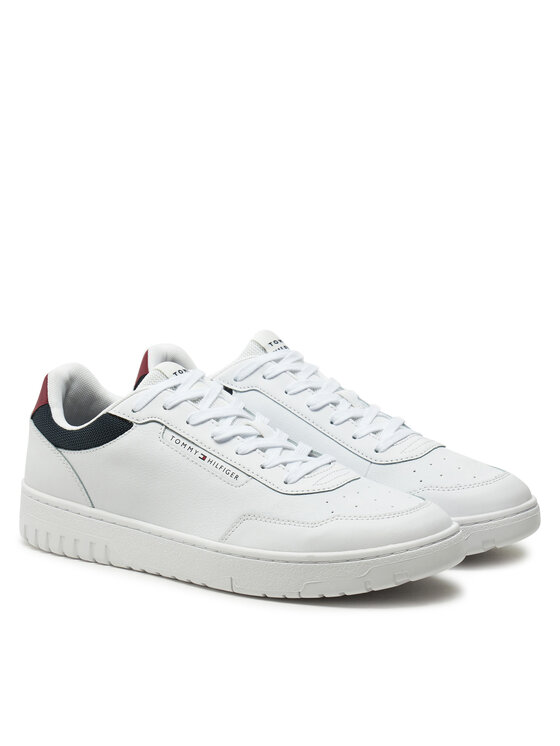 Tommy Hilfiger Tommy Hilfiger Sneakers Th Basket Core Lite Lth FM0FM05369 Alb
