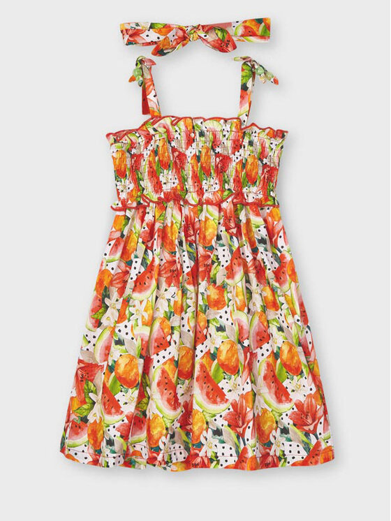 Vestito da giorno 3954 Multicolore Regular Fit