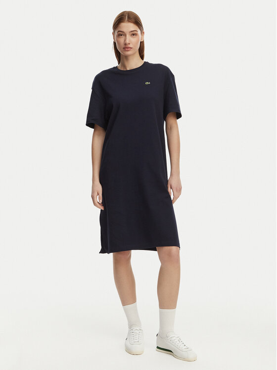 Lacoste Rochie de zi EF2883 Bleumarin Oversize