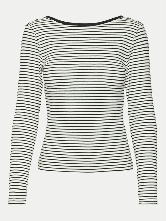 Vero Moda Vero Moda Majica Chloe 10314406 Bijela Slim Fit