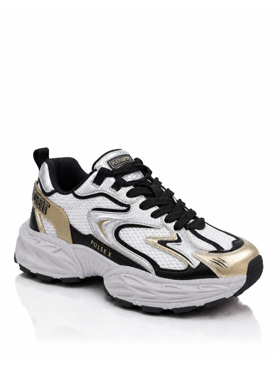 Plein Sport Plein Sport Sneakersy 31535 Strieborná