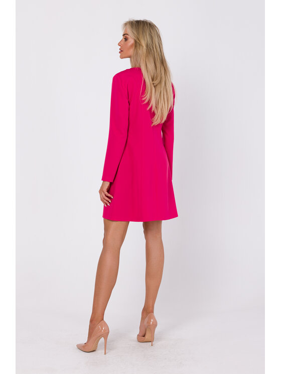 Made of Emotion Made of Emotion Sukienka koktajlowa M753 Różowy Modern Fit