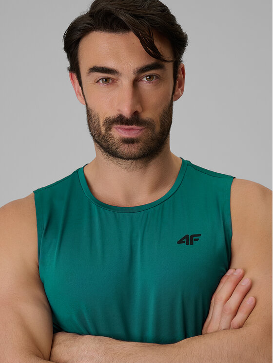4F 4F Koszulka techniczna NO LIMITS Zielony Regular Fit