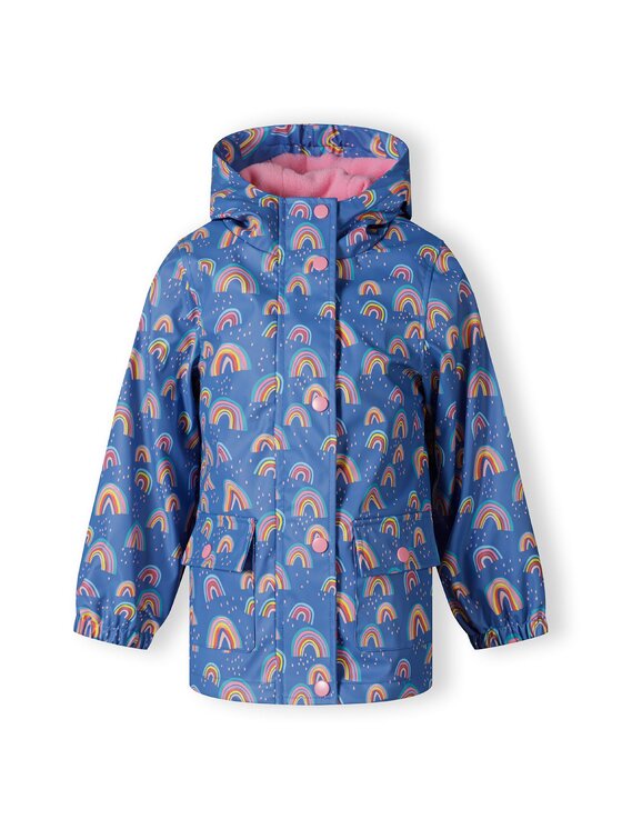 minoti minoti Kurtka przeciwdeszczowa C5508 Niebieski Regular Fit