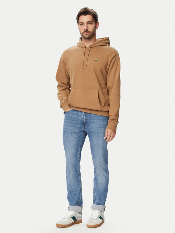 Lacoste Lacoste Pluus SH8863 Helepruun Relaxed Fit