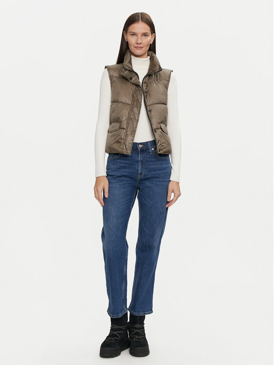 Athlecia Athlecia Bezrękawnik Prinsloo W EA243353 Brązowy Regular Fit