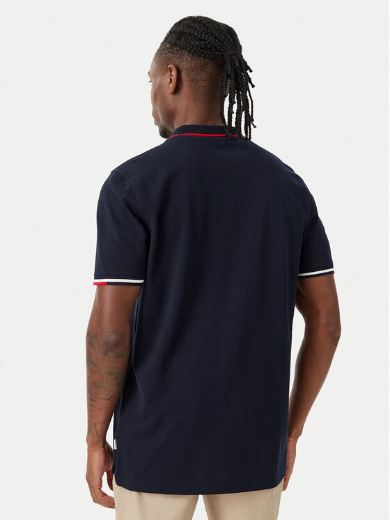 Beverly Hills Polo Club Beverly Hills Polo Club Polokošile P-SS26M-P2525 Tmavomodrá Regular Fit