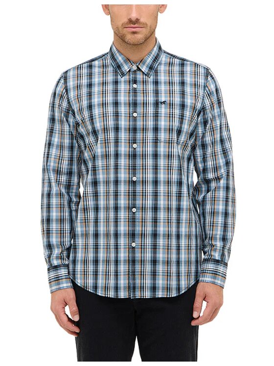 Mustang Mustang Camicia Style Chester Blu Regular Fit