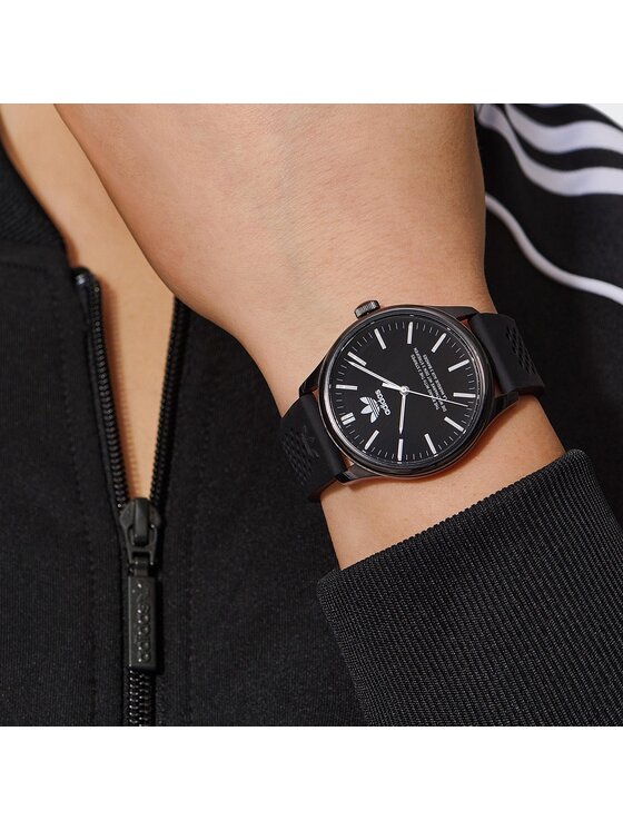 adidas Originals adidas Originals Ρολόι Code One Ceramic Watch AOSY23031 Μαύρο