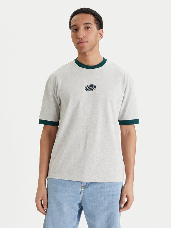 DC Shoes DC Shoes T-Shirt The Score EDYKT03538 Szary Regular Fit