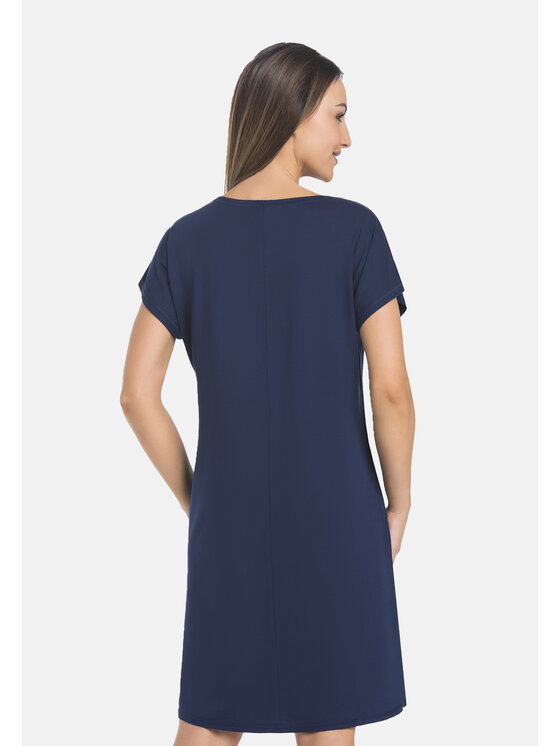 Teyli Teyli Koszula nocna Luzi Niebieski Regular Fit