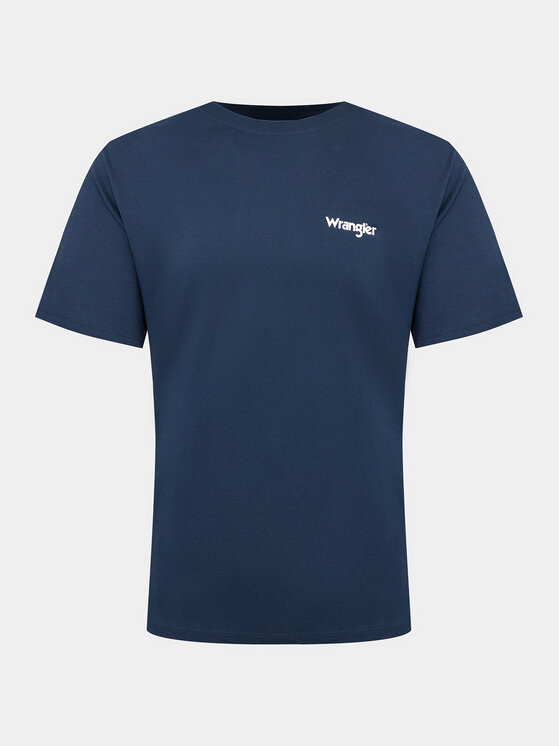 Wrangler Wrangler Komplet 2 t-shirtów W7BZFQE12 Granatowy Regular Fit