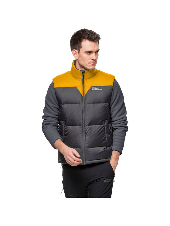 Jack Wolfskin Jack Wolfskin Gilet Jack Wolfskin Dna Tundra Down Vest M Grigio Regular Fit