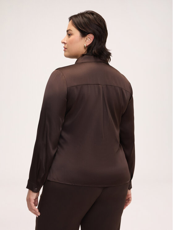 Fiorella Rubino Fiorella Rubino Koszula 5032T001544N022 Brązowy Regular Fit