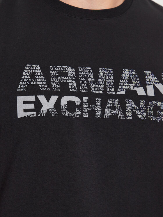 Armani Exchange Armani Exchange T-shirt 6RZTBE ZJAAZ 1200 Nero Slim Fit