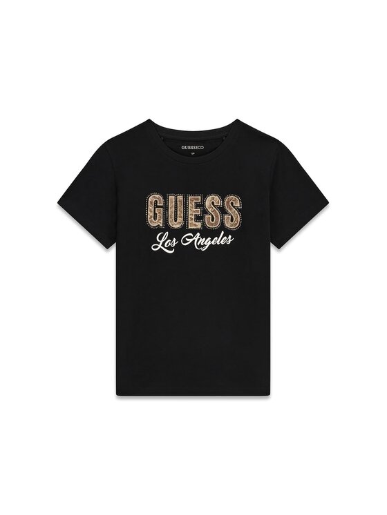 Guess Guess T-Shirt 183424 Černá Classic Fit