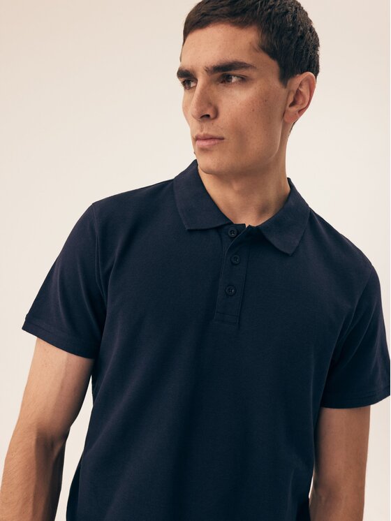 Henderson Henderson Polo 43025 Granatowy Regular Fit