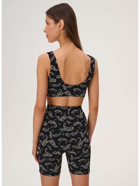 LEBRAND LEBRAND Szorty sportowe Leo Czarny Regular Fit