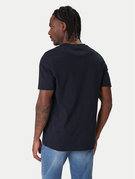 Tommy Hilfiger Tommy Hilfiger Tričko Brand Love MW0MW41455 Tmavomodrá Regular Fit