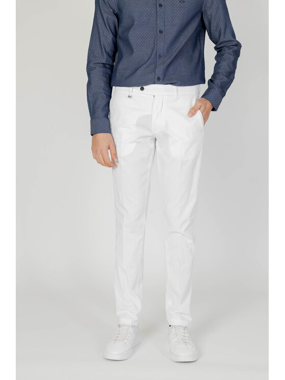 Antony Morato Pantalone da abito BRYAN Bianco Skin Fit