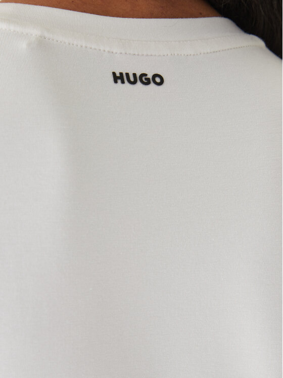 HUGO HUGO T-Shirt Darnelia 50515019 Écru Slim Fit