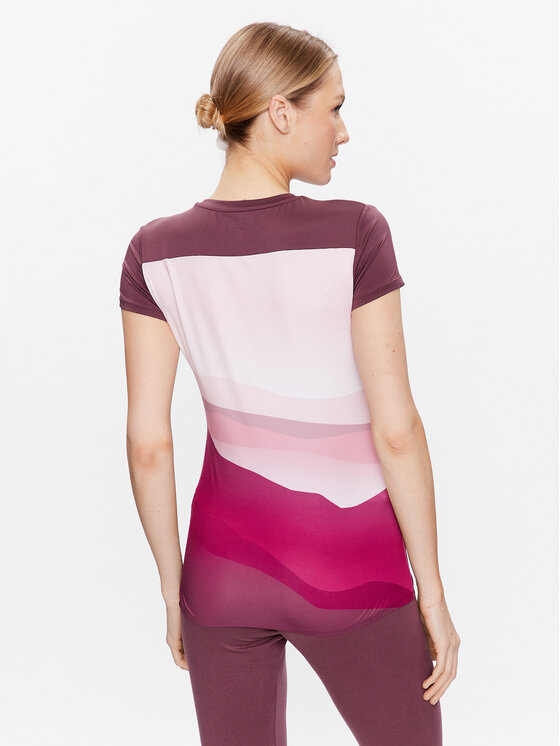 CMP CMP Тениска от техническо трико 33N6186 Бордо Regular Fit