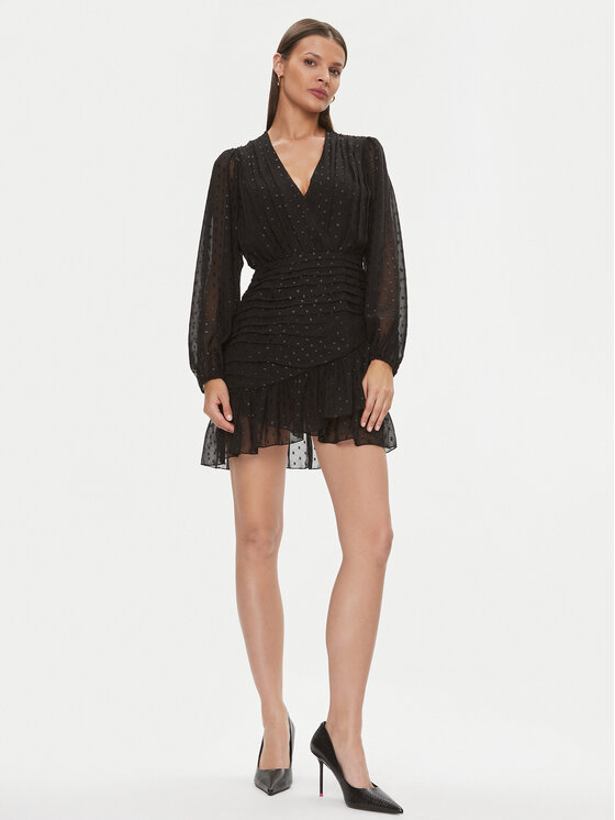 MAX&Co. MAX&Co. Kokteilinė suknelė Rinviato 72242123 Juoda Regular Fit