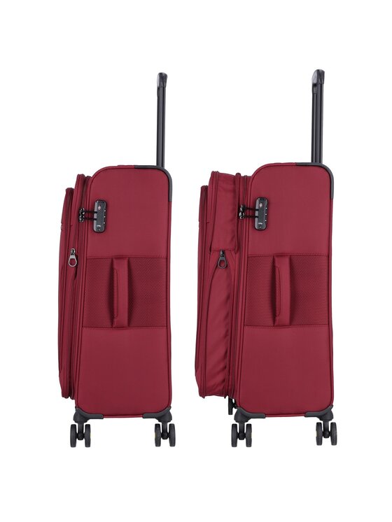 D&N D&N Komplet walizek 310148 Bordowy