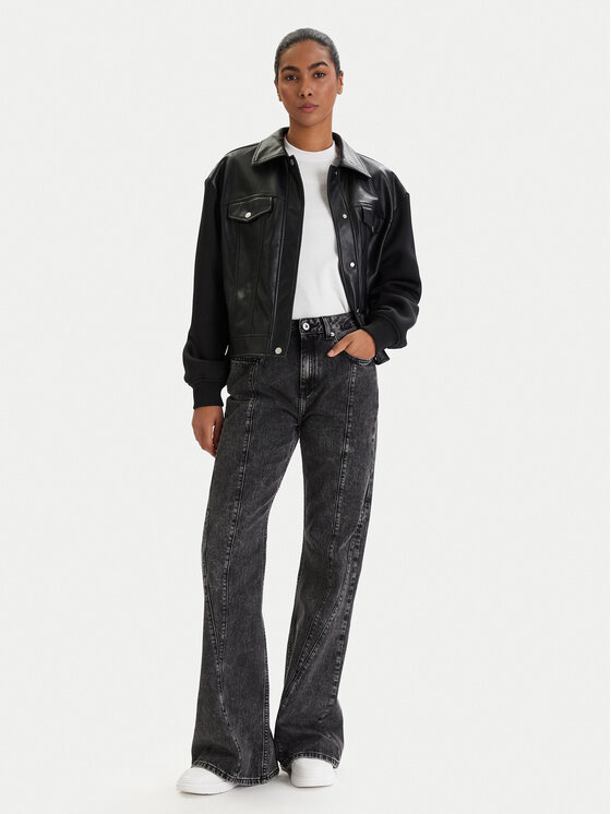 Karl Lagerfeld Jeans Karl Lagerfeld Jeans Jeansy B1W10083 Czarny Flare Fit