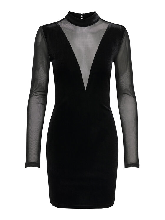 ONLY ONLY Kokteiļkleita Smooth 15360667 Melns Slim Fit