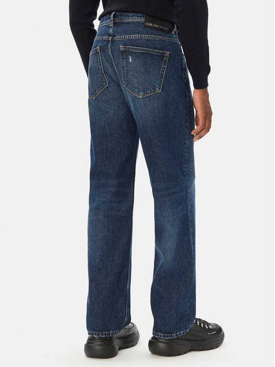 KARL LAGERFELD KARL LAGERFELD Jeansy 265509 564865 Granatowy Relaxed Fit