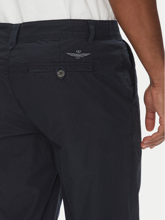 Aeronautica Militare Aeronautica Militare Chinos kelnes 251PA1654CT3505 Tamsiai mėlyna Regular Fit