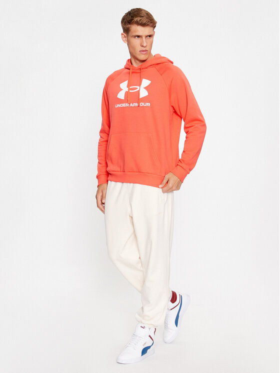 Felpa under armour uomo rossa on sale