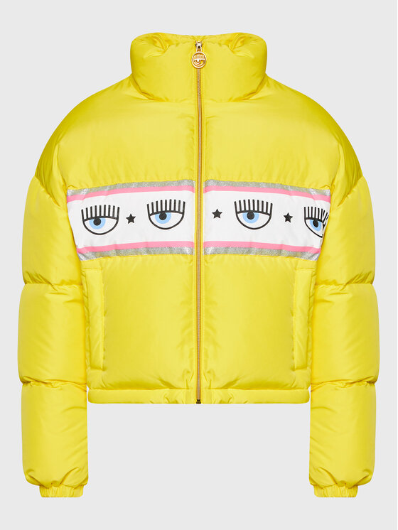 Chiara Ferragni Chiara Ferragni Pehelykabát 73CBUD03 Sárga Relaxed Fit