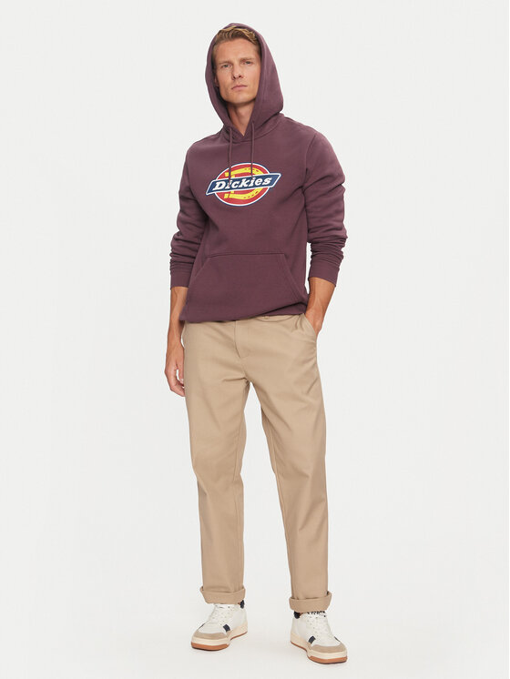 Dickies Dickies Pulóver Icon Logo DK0A4XCB Lila Regular Fit