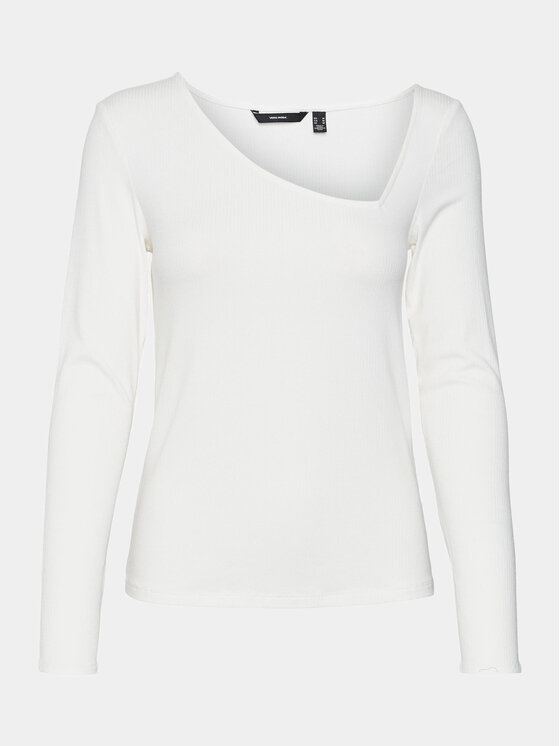 Vero Moda Vero Moda Bluzka Carina 10301178 Biały Regular Fit