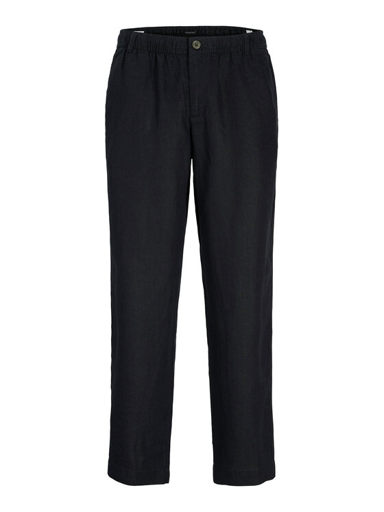 Jack & Jones Jack & Jones Pantaloni chino St. Karl 12253120 Negru Loose Leg