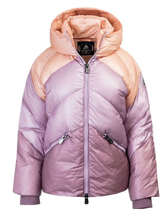 Jott Jott Kurtka puchowa Stellar Colorblock Różowy Fitted Fit