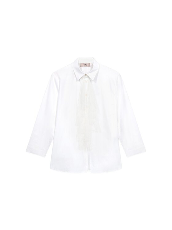 Oltre Oltre Camicia 5123R003031N011 Bianco Over Fit