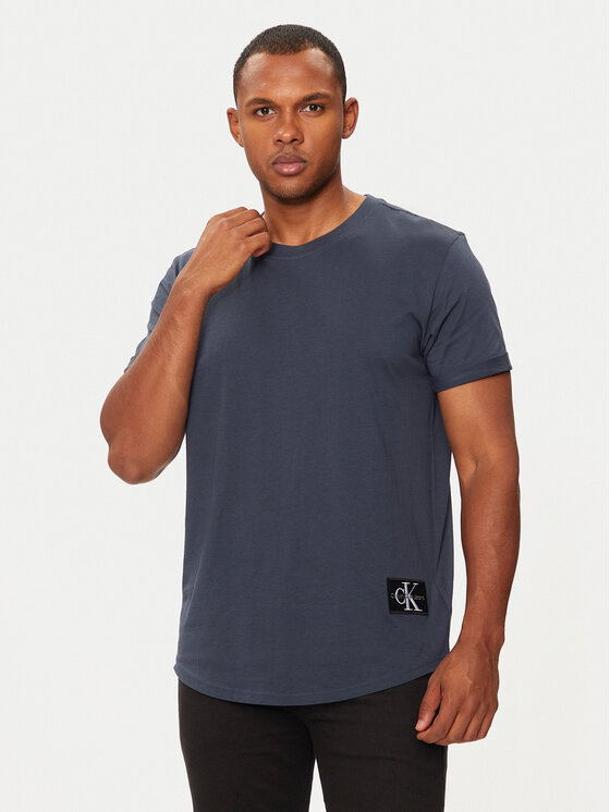 Calvin Klein Jeans T-shirt J30J323482 Blu scuro Regular Fit, taglia : M