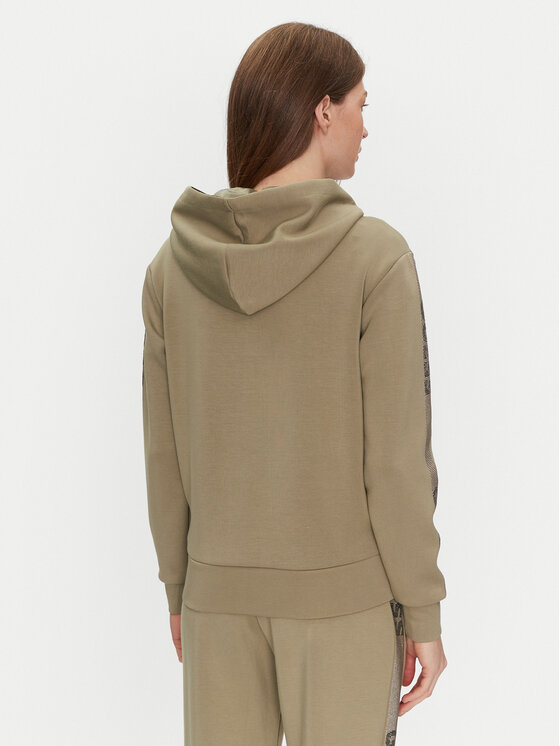 Guess Guess Majica dugih rukava W5RQ03 KBYE2 Zelena Regular Fit