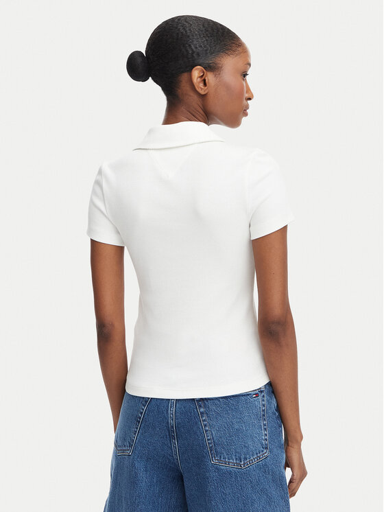Tommy Jeans Tommy Jeans Polo särk DW0DW23140 Valge Regular Fit
